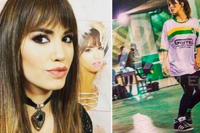 La sigue rompiendo: Lali Espósito jugó al fútbol para el equipo de su hermana