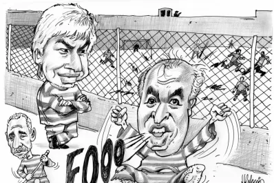 En la cárcel, Jaime barre, Báez mira fútbol y el financista Pérez Gadín lee