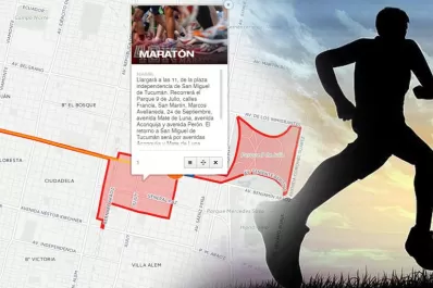 Mapa interactivo: cómo afectará al tránsito la Maratón del Bicentenario