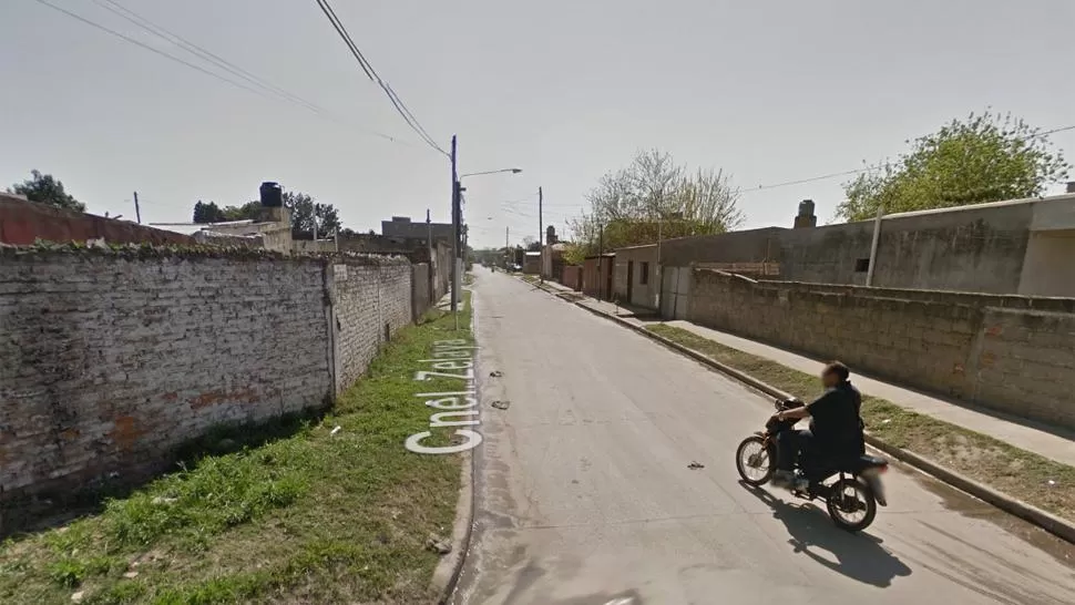 CORONEL ZELAYA al 1.100. IMAGEN TOMADA DE GOOGLE STREET VIEW