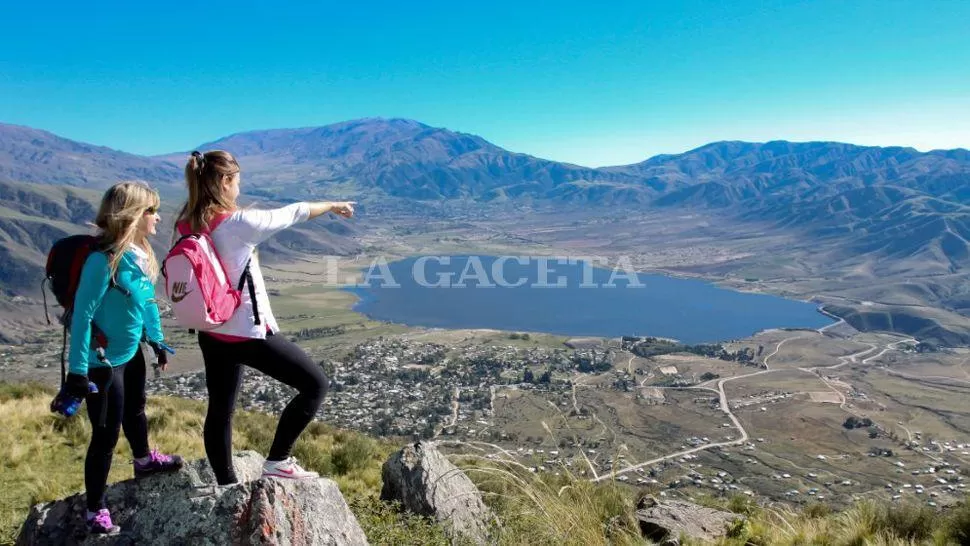 UN IMÁN. Tafí del Valle tiene inmejorables condiciones para aprovechar las buenas condiciones del tiempo. ARCHIVO LA GACETA 
