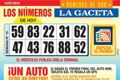 Los Números de Oro de LA GACETA