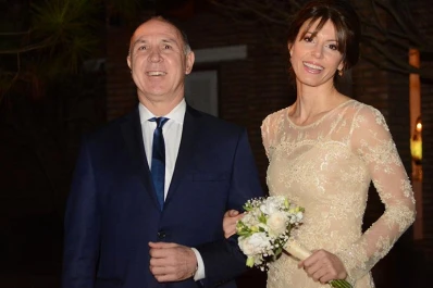 Ricardo Lorenzetti se casó con una joven de 34 años