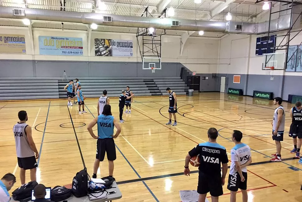 El equipo de Hernández se entrena en el Dula Gym, de Las Vegas.
FOTO TOMADA DE PRENSA CABB