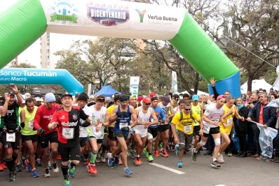 Multitudinaria participación tuvo la fiesta atlética