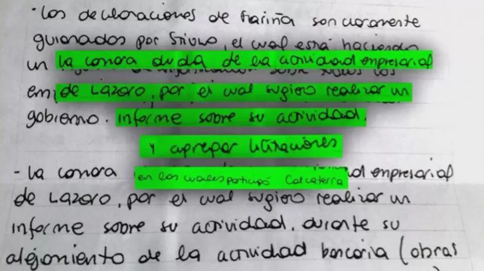 Creemos que el mensaje viene de Cristina, dijo el abogado de los hijos de Báez