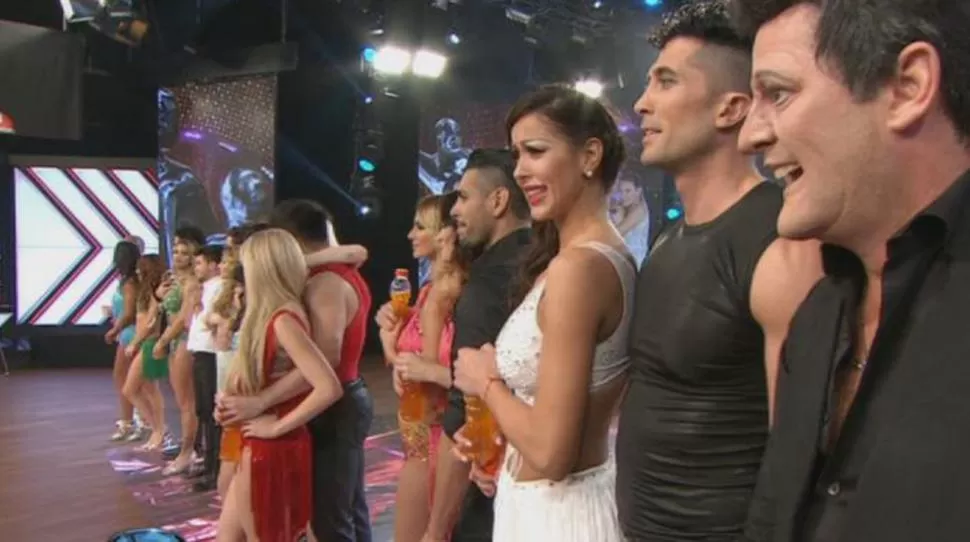 SHOWMATCH. Figuras ausentes en la pista. FOTO TOMADA DE EL TRECE TV.