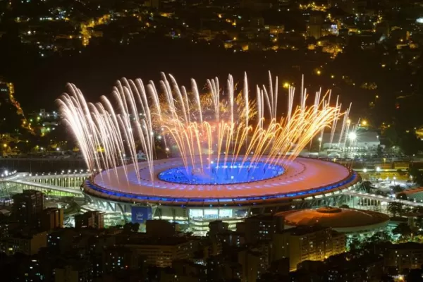 Así lucía el Maracaná para la ceremonia inaugural