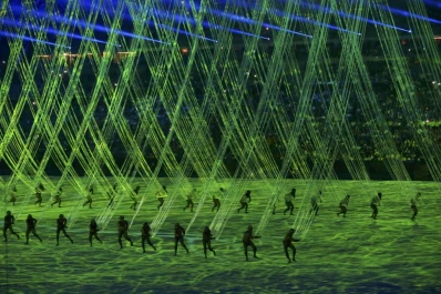 El alma olímpica se llenó de color