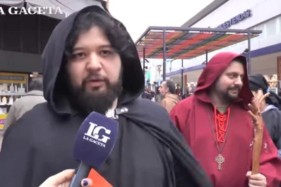 Vikingos y guerreros invadieron la peatonal