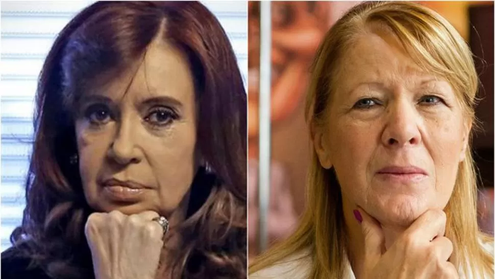 ENFRENTAMIENTO. Crisitna Kircher y Margarita Stolbizer. FOTO TOMADA DE MINUTOUNO.COM