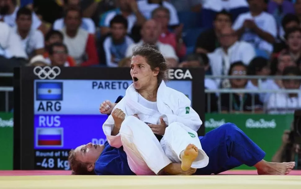 YA ESTÁ EN SEMIFINALES. Paula Pareto ganó el bronce en los Juegos Olímpicos de Pekín 2008.
FOTO TOMADA DE www.rio2016.com