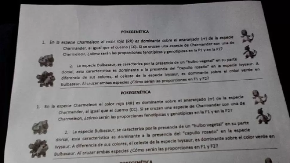 EXAMEN. La Pokegenética aplicada por la docente rosarina. FOTO TOMADA DE ROSARIO3.COM.- 