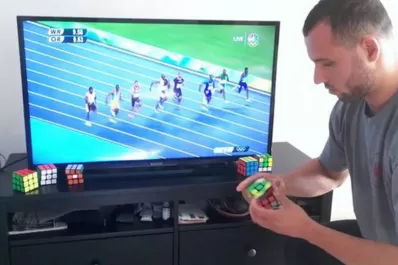 Armó el cubo Rubik más rápido de lo que Bolt ganó los 100 metros