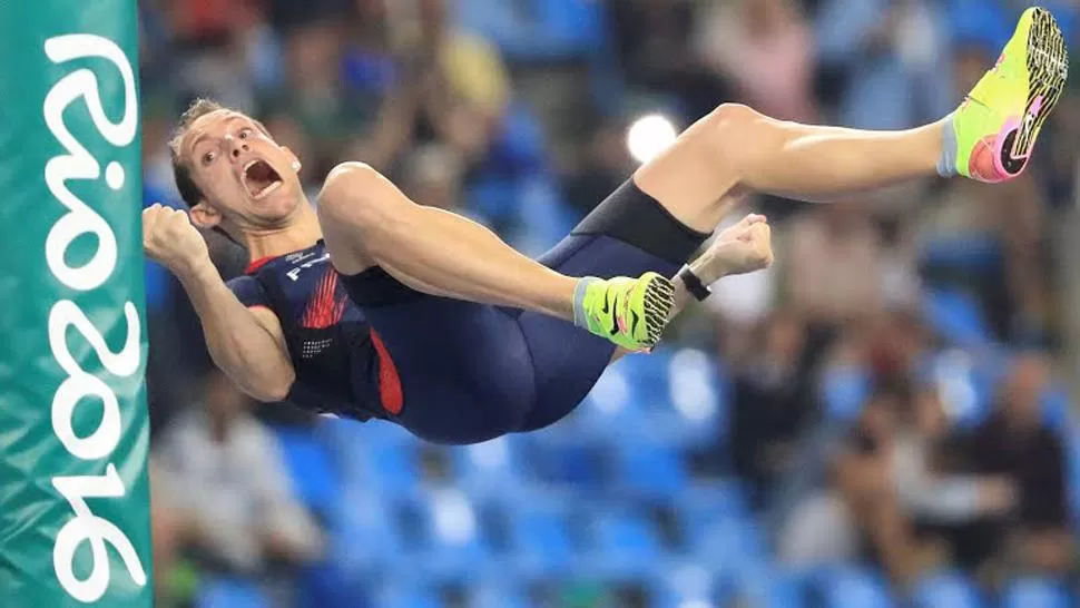 RENAUD LAVILLENIE. El atleta habría sido abucheado por brasileros mientras competía con uno de los representantes del país. FOTO TOMADA DE GOOGLE.COM.AR