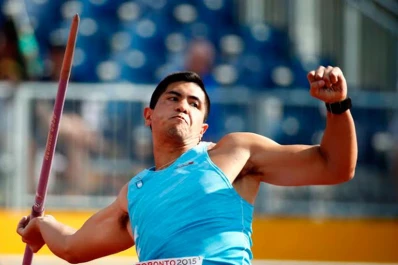 Braian Toledo estará en la final de lanzamiento de jabalina