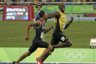 Usain Bolt se clasificó a la final de los 200 metros sin esforzarse a fondo