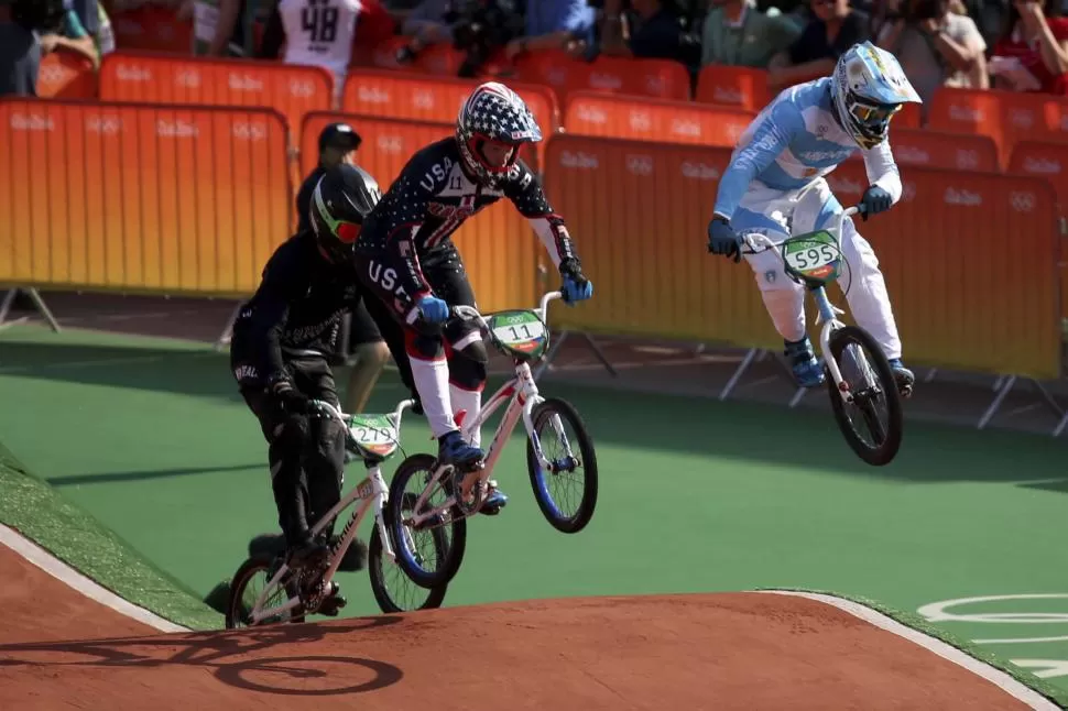 NO LE ALCANZÓ. Molina realizó un gran esfuerzo pero quedó eliminado. télam