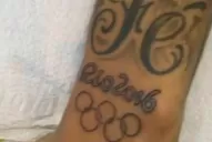 Neymar se tatuó los anillos olímpicos luego de ganar el oro