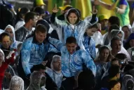 Pareto fue la abanderada de la delegación argentina