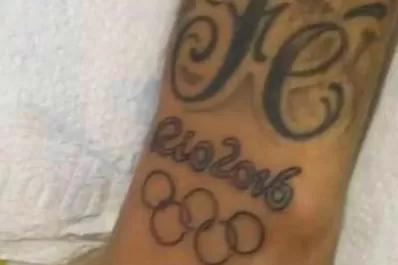Neymar se tatuó los anillos olímpicos luego de ganar el oro