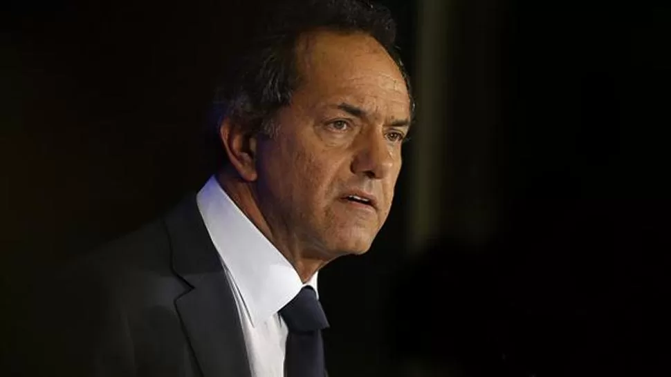 Daniel Scioli. FOTO TOMADA DE LA NACIÓN.