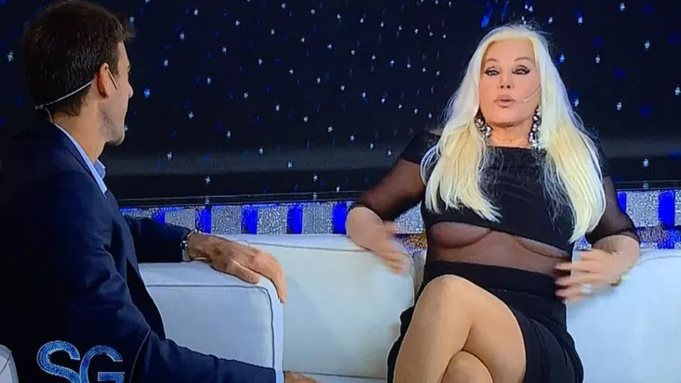 Mirá el sensual vestido que usó Susana Giménez para entrevistar a Del Potro