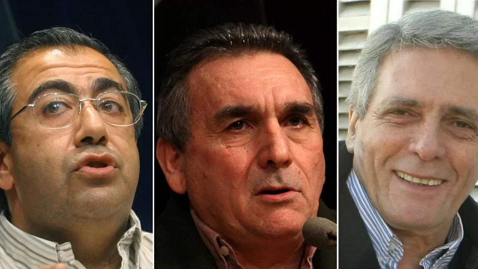 TRIUNVIRATO. Daer, Schmidt y Acuña, al frente de la CGT unificada. DYN