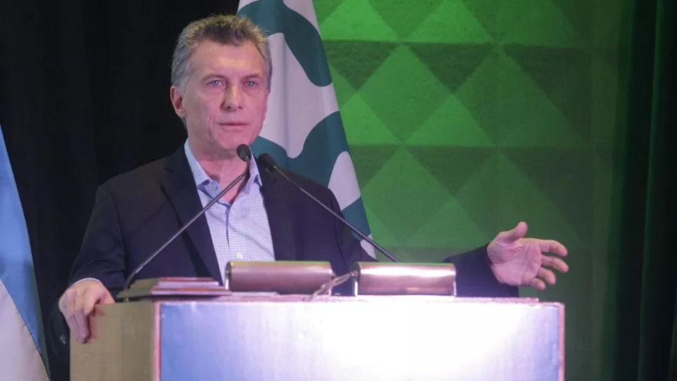 MACRI, ANTE EL AGRO. El presidente abrió la Jornada Nacional del Agro. DYN
