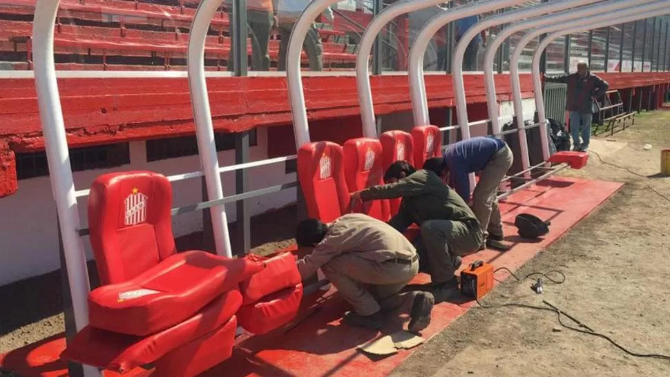 BANCOS NUEVOS. La Ciudadela lucierá nuevos asientos desde este fin de semana. FOTO TOMADA DE TWITTER.COM/VEGAFUTBOL