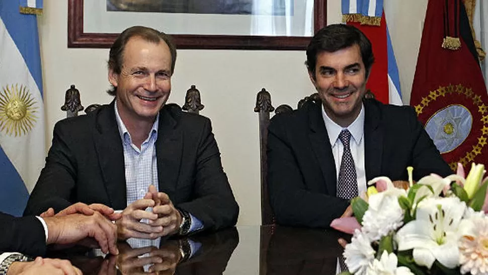 BORDET Y URTUBEY SE REUNIERON HOY EN PARANÁ. FOTO TOMADA DE AMBITO.COM.AR