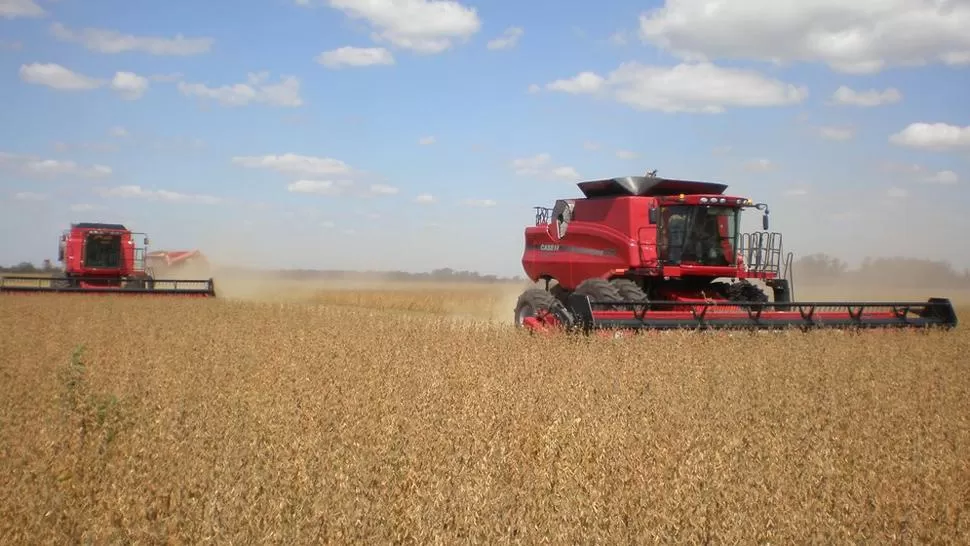 COSECHA DE SOJA. ARCHIVO LA GACETA 