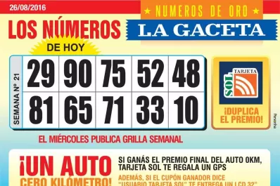 Los Números de Oro de LA GACETA