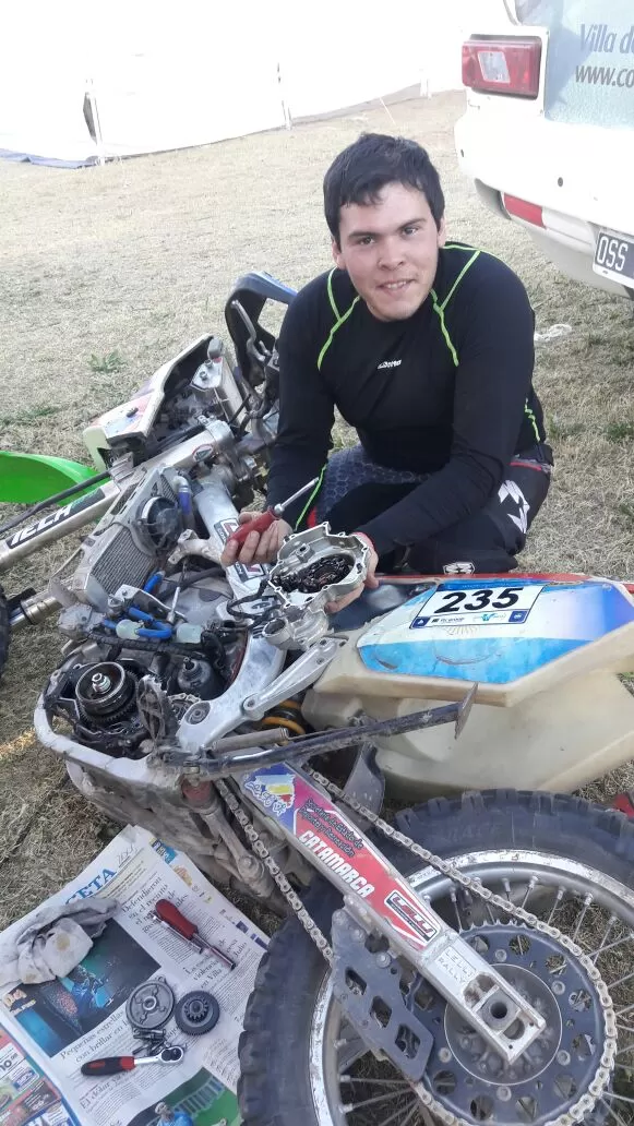 A SEGUIR ADELANTE. Pese a la mañana noticia, “Manu” Guevara piensa en positivo: quiere ir por todo en el Canav. prensa emmanuel guevara