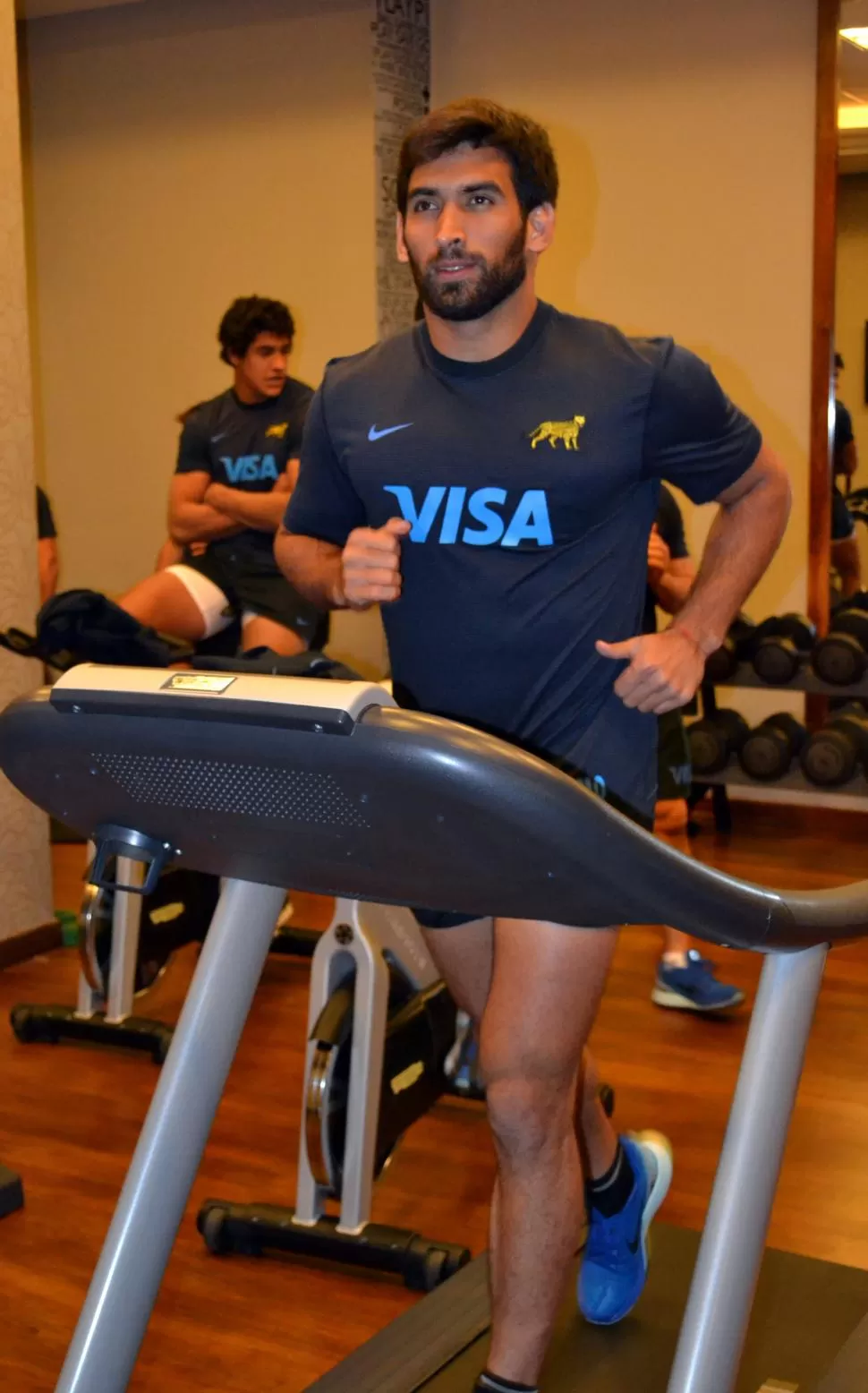 AVANCE. “Tostao” debutó el sábado como titular en un Rugby Championship. prensa uar