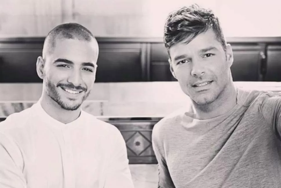 NUEVO LANZAMIENTO. Maluma y Ricky Martin.FOTO TOMADA DE AS.COM