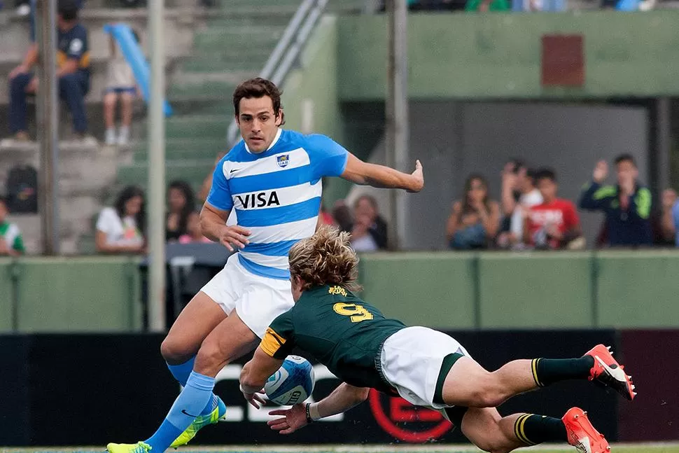 Nico Sánchez, uno de Los Pumas que está bajo observación médica.
FOTO DE TÉLAM