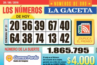 Los Números de Oro de LA GACETA