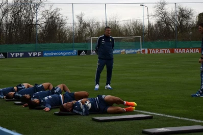 La Selección Argentina tuvo su primer día de trabajo bajo la conducción de Bauza