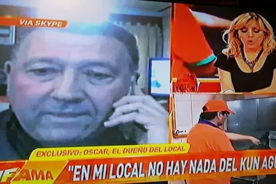 El papá de Kun Agüero se sumó a la polémica con la sanguchería