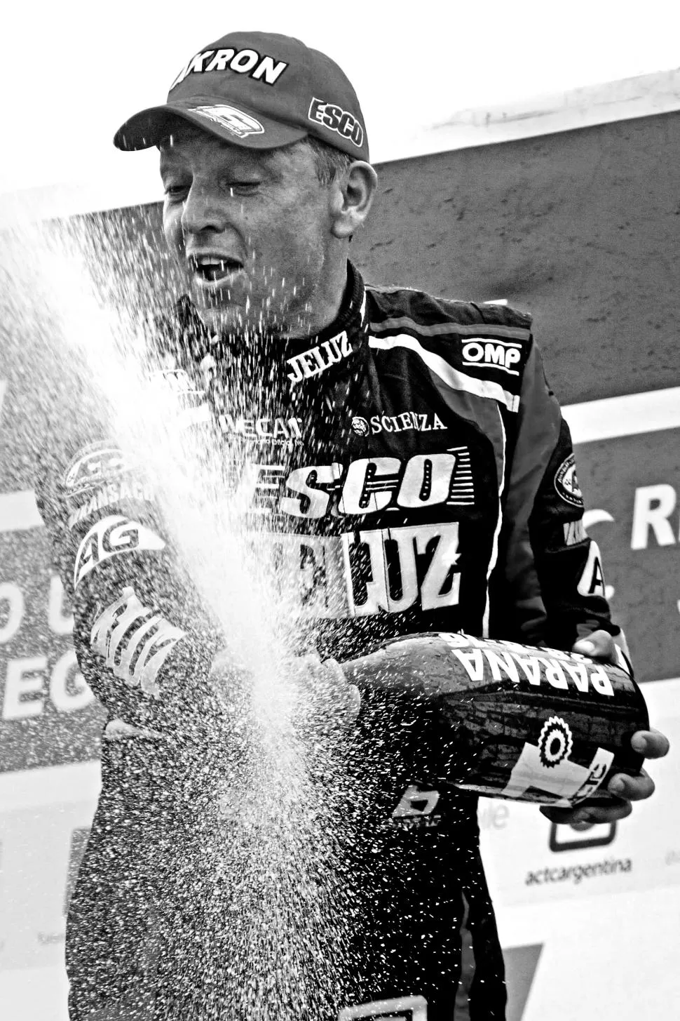 ESPUMA. Guillermo Ortelli no sólo ganó ayer: ahora va por más en el certamen. PRENSA ACTC 