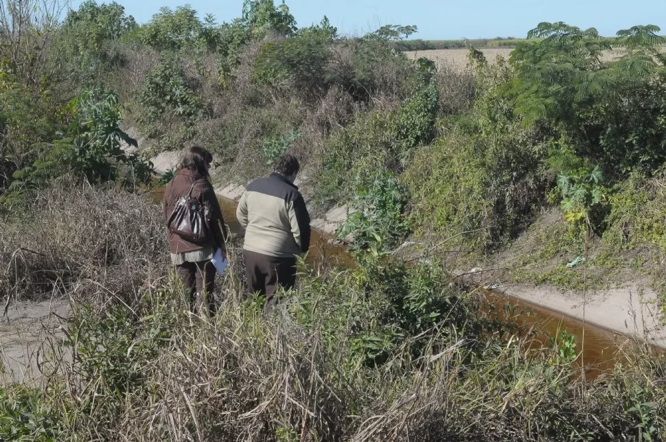 AGUA OSCURA. En 2010, un canal que atraviesa varias localidades del interior provincial había sido señalado como zona contaminada por vinaza. la gaceta / foto de antonio ferroni (archivo)