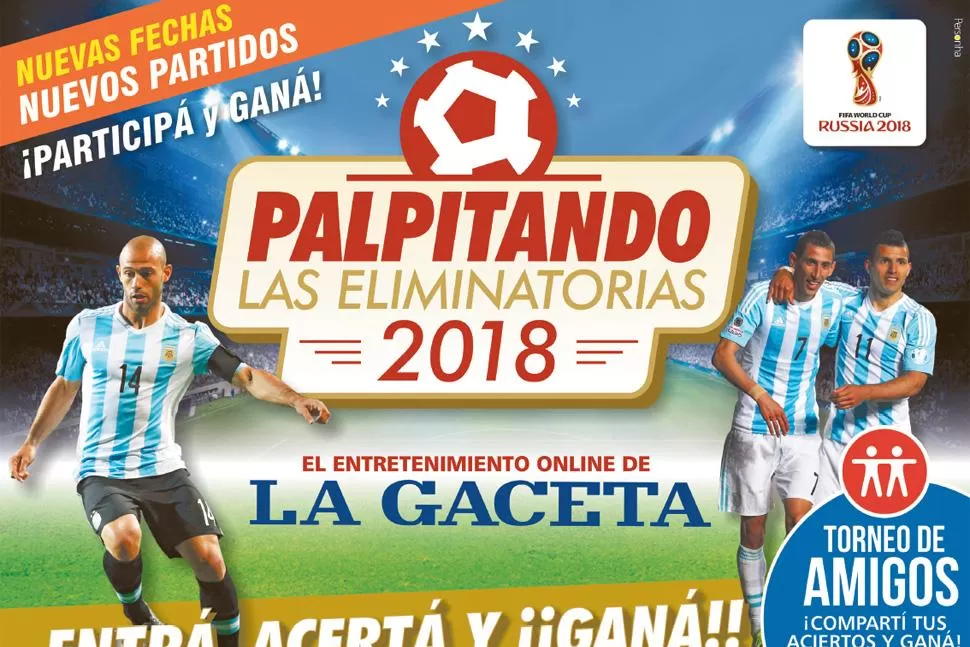 Palpitá las eliminatorias para Rusia 2018 y ganá un Smart TV