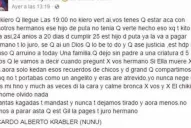 La carta del hermano del ladrón asesinado por el médico: no vamos a parar hasta que este gil la pague