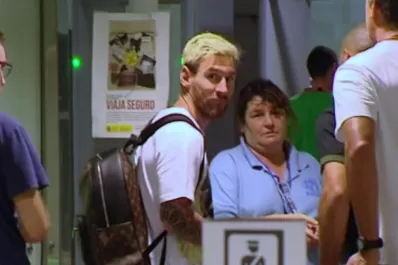 Messi ya está en el país, pero aún no se sabe si jugará el jueves