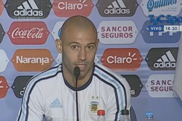 Todavía no es momento de tirar la toalla, dijo Mascherano en la previa a un nuevo partido con la Selección