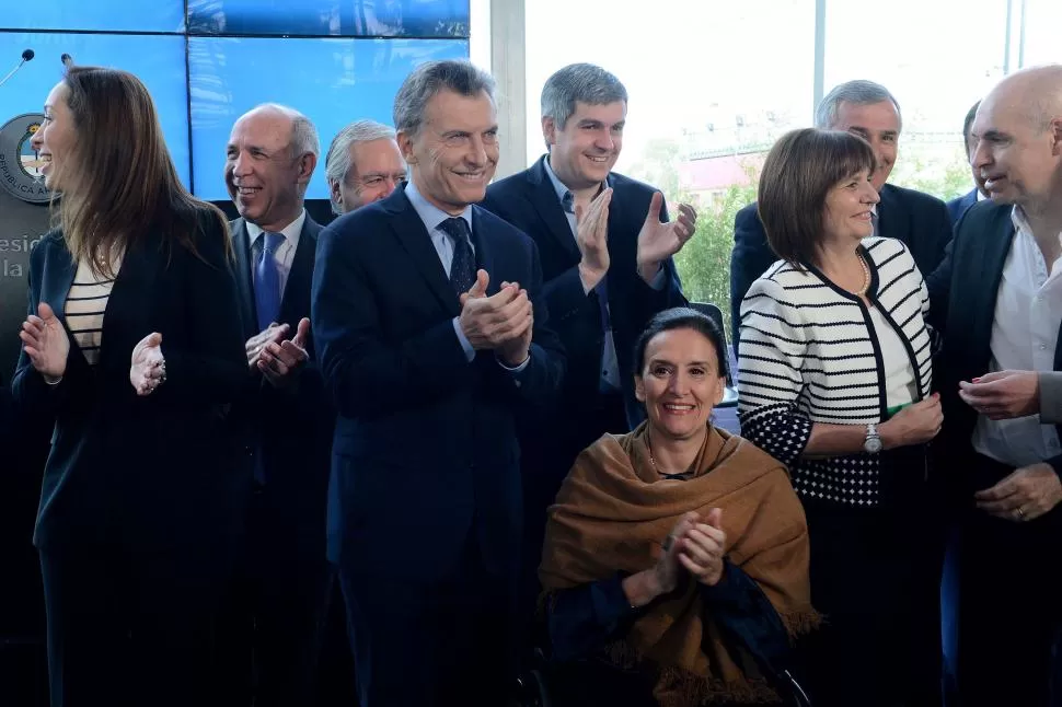 DISCURSO. El Presidente responsabilizó a la gestión anterior por haber “negado el problema”. DYN
