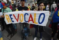 Toma de Caracas: una multitud marchó contra Maduro