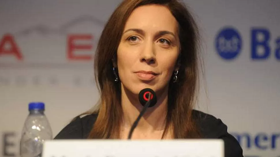MARÍA EUGENIA VIDAL. La gobernadora de Buenos Aires no posee ahorros en dólares. FOTO TOMADA DE CLARÍN