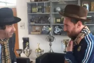 Messi con Minguito: jugar en Newell's es un sueño pendiente